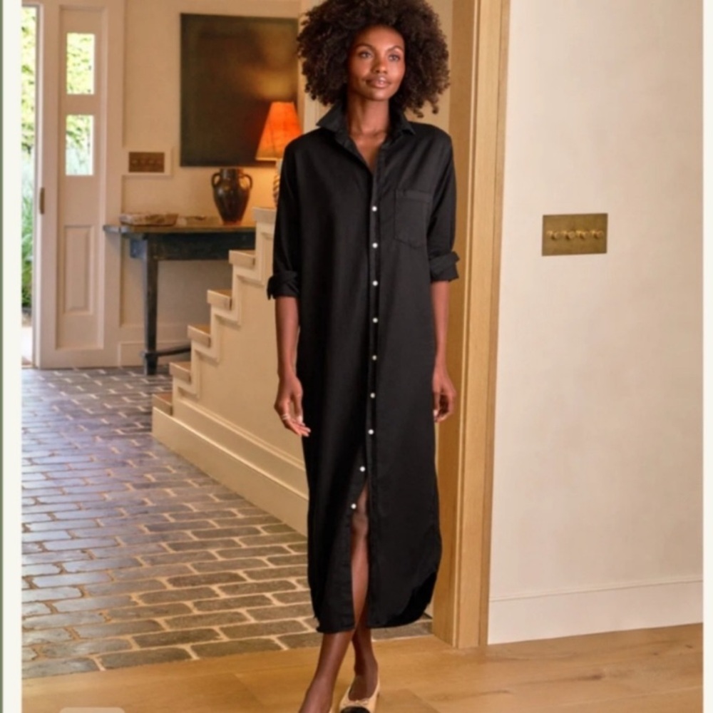 Frank &Eileen Black Shirt Dress